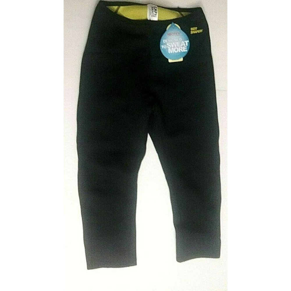 HOT SHAPERS Women's Neotec Black Capri Pants